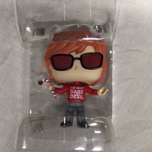 Funko Pop Figure with Red Sweater and Black Sunglasses Matt Murdock 2023 holiday